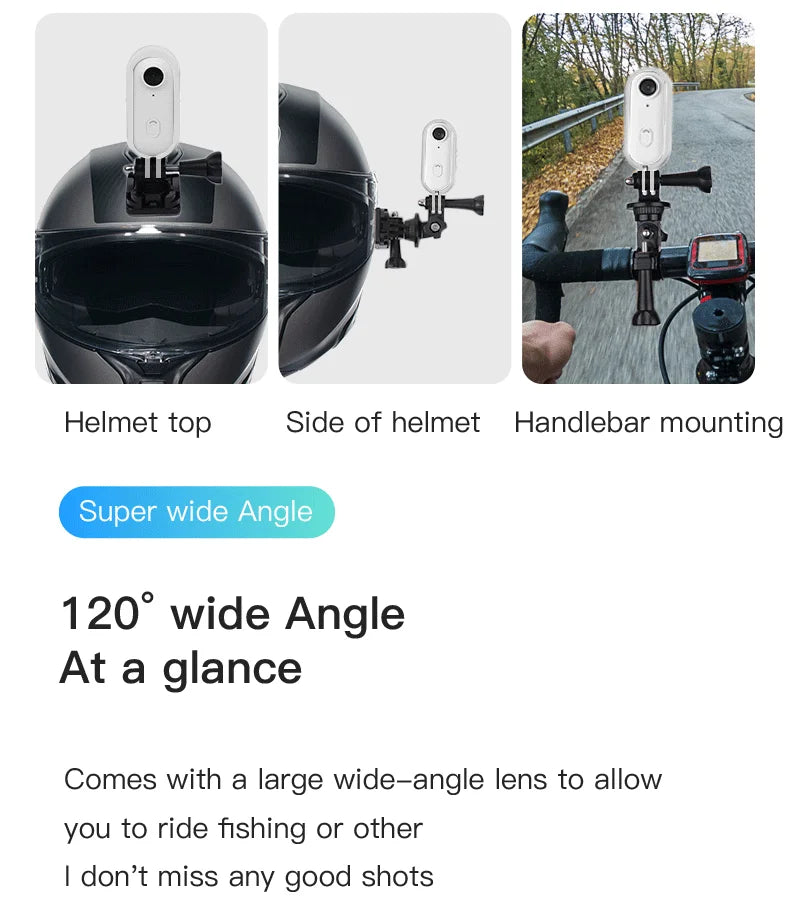 4K Bodycam Action Bike Camera Integrated Helmet Handlebar Motorcycle Road Sport Cam Battery Body Mini Full Hd Sports Action Wifi