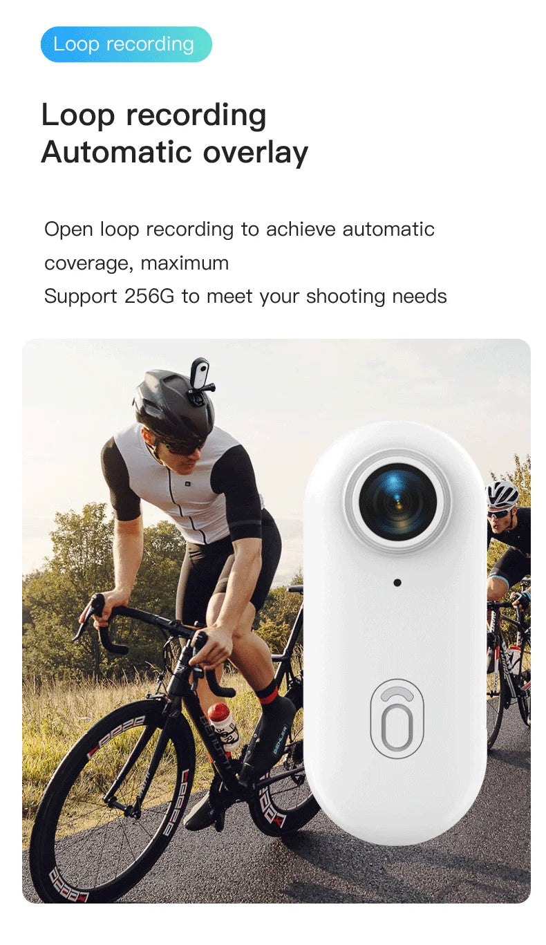4K Bodycam Action Bike Camera Integrated Helmet Handlebar Motorcycle Road Sport Cam Battery Body Mini Full Hd Sports Action Wifi